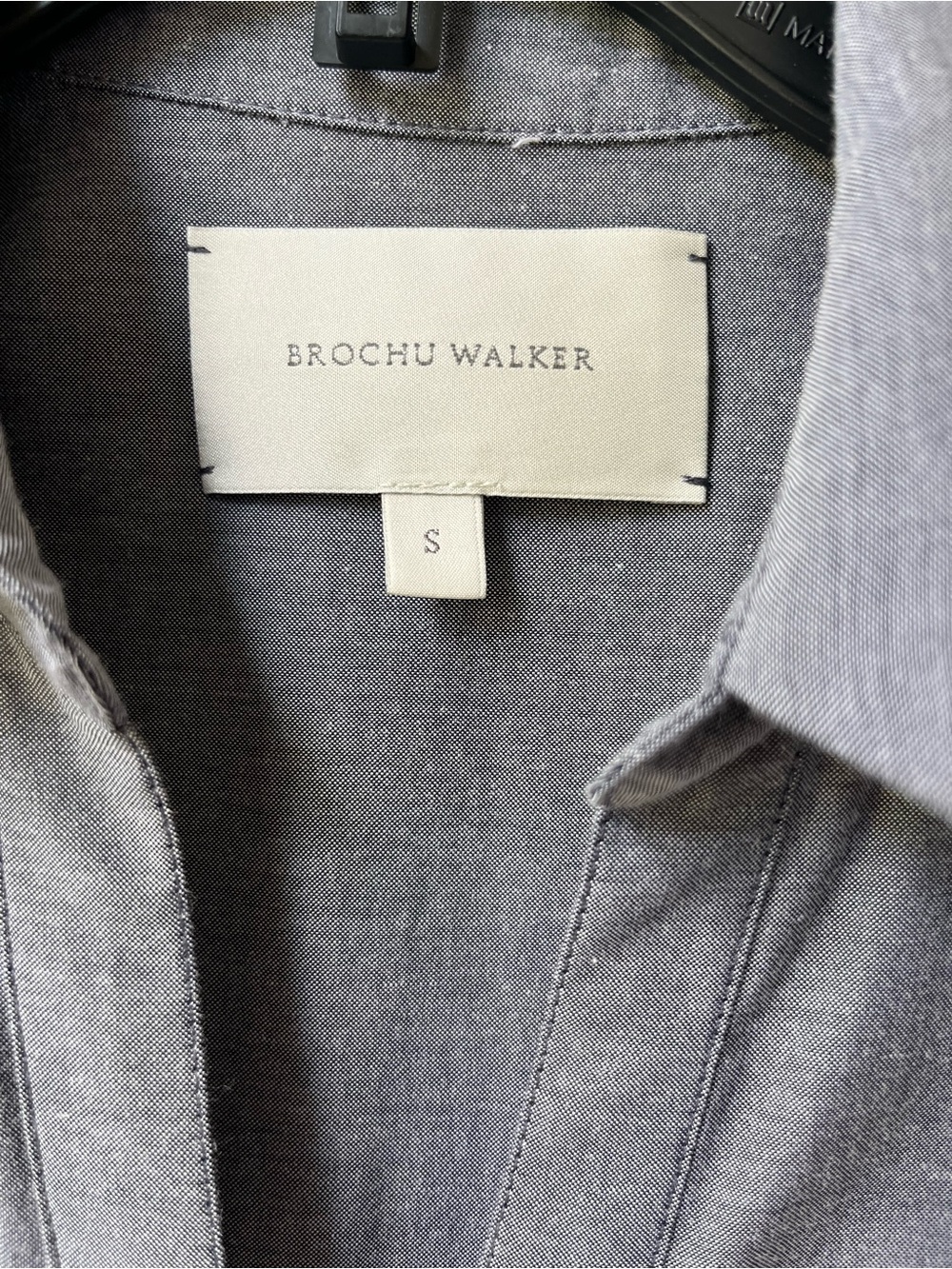Brochu Walker Slate Havana Button-Front Maxi Dress. Small - Picture 4 of 5
